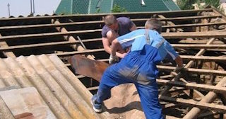 Демонтаж крыши в Котласе - стоимость работ от 725 рублей за м2